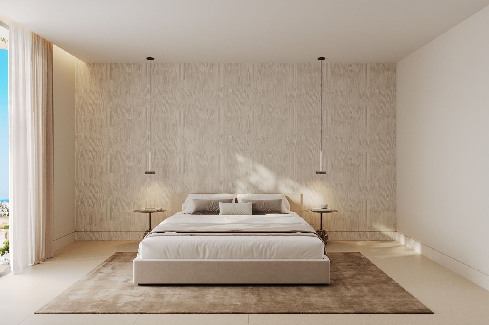 02 modern bedroom with ocean view